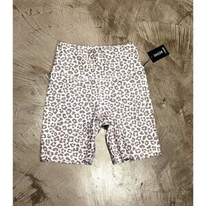 LAHANA ACTIVE WOMEN'S LEOPARD PRINT 'MIMI' BIKER SHORT / MEDIUM / ATHLEISURE / N